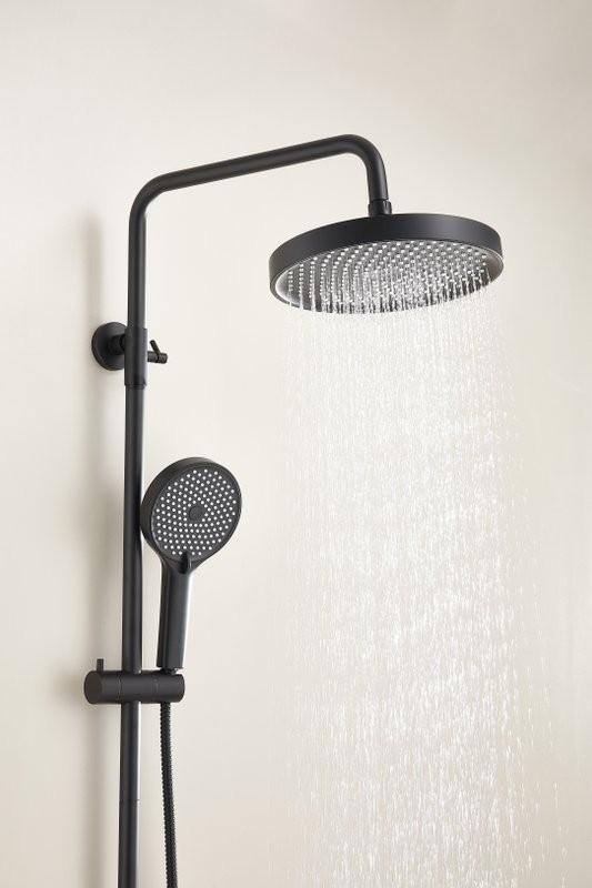 Душевая стойка BELZ B813 B24813-7 матовая черная