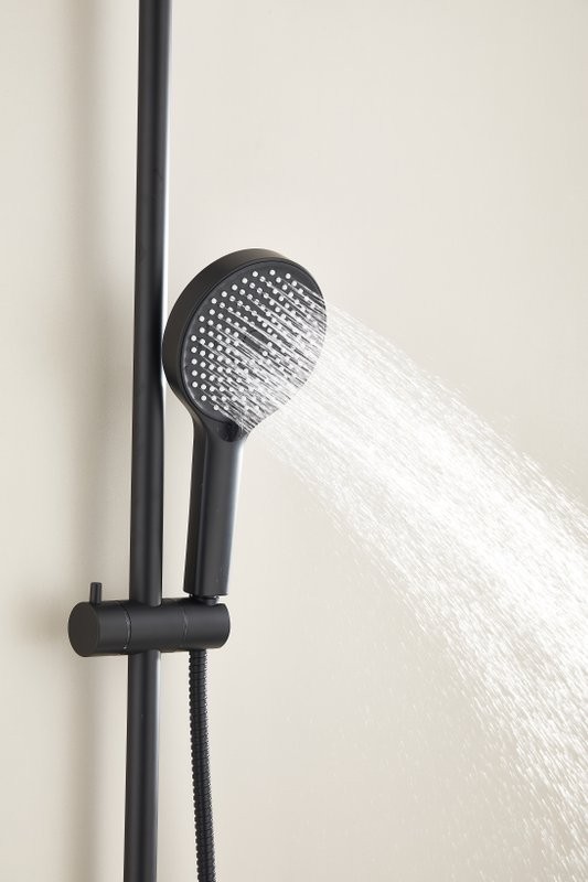 Душевая стойка BELZ B813 B24813-7 матовая черная