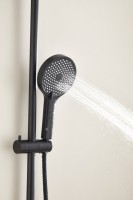 Душевая стойка BELZ B813 B24813-7 матовая черная