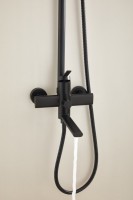 Душевая стойка BELZ B813 B24813-7 матовая черная