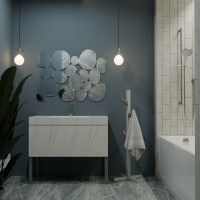 Акриловая ванна 1ACReal Тори 150x70 см, правая, пристенная, белая, с каркасом