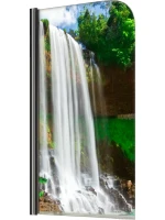Шторка на ванну Maybahglass MGV-928-ФП007-6 60 см, профиль черный