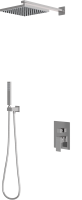 Душевой комплект Berges Figure 2S 071031 С ВНУТРЕННЕЙ ЧАСТЬЮ, хром