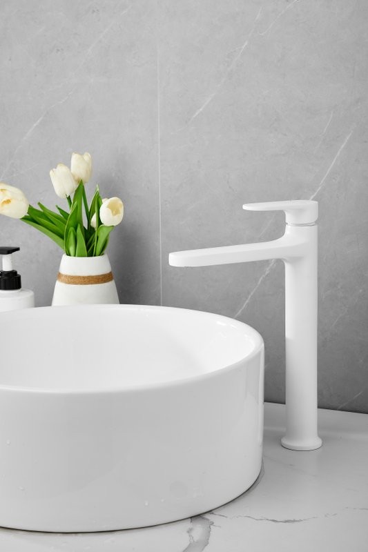 Смеситель для раковины BELZ B713 B11713-8 белый