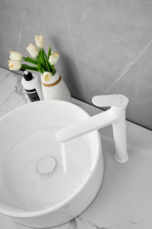 Смеситель для раковины BELZ B713 B11713-8 белый