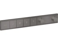 Термостатический смеситель встраиваемый Hansgrohe RainSelect 15382340 С ВНУТРЕННЕЙ ЧАСТЬЮ, шлифованный черный хром