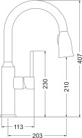 Комплект Мойка Zorg Inox R 5951 + Смеситель Domaci Равенна DCB 7011 сатин