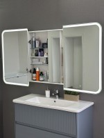 Зеркало-шкаф Alavann Cosmetic Light ALV1175001 100, с подсветкой