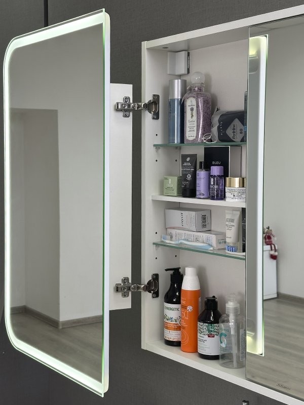 Зеркало-шкаф Alavann Cosmetic Light ALV1175001 100, с подсветкой