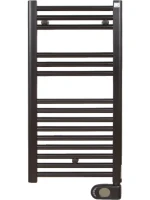 Полотенцесушитель электрический Zehnder Aura PBEBZ-080-040/MQ RAL 9005 matt 80x40 черный