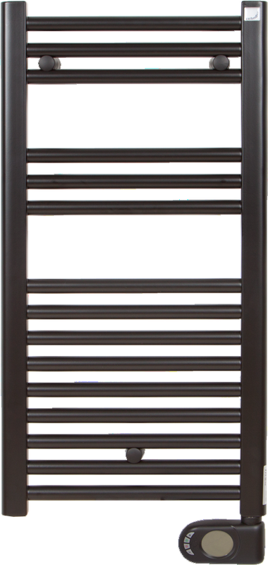 Полотенцесушитель электрический Zehnder Aura PBEBZ-080-040/MQ RAL 9005 matt 80x40 черный