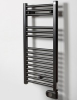 Полотенцесушитель электрический Zehnder Aura PBEBZ-080-040/MQ RAL 9005 matt 80x40 черный
