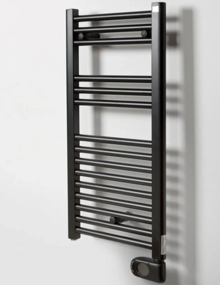 Полотенцесушитель электрический Zehnder Aura PBEBZ-080-040/MQ RAL 9005 matt 80x40 черный
