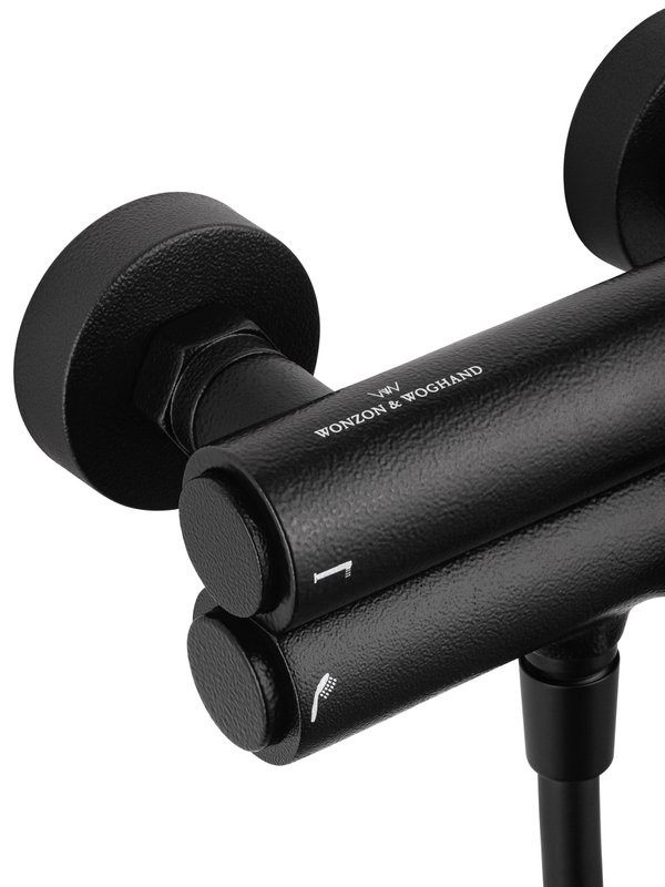 Душевой комплект Wonzon & Woghand Loop WW-311-00-508 черный матовый