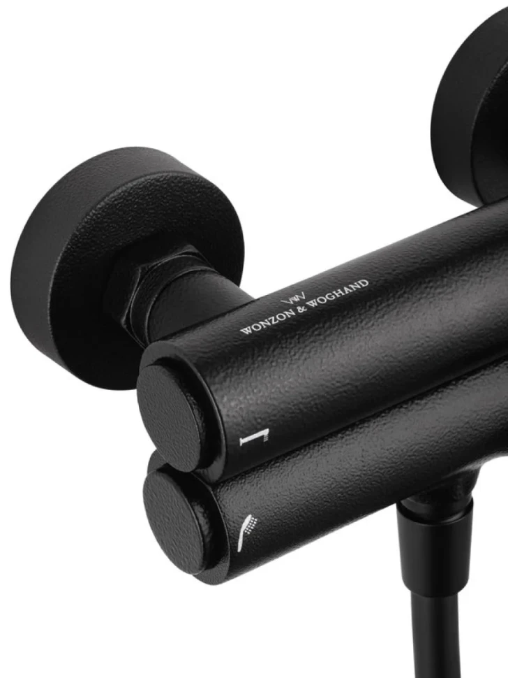 Душевой комплект Wonzon & Woghand Loop WW-311-00-508 черный матовый