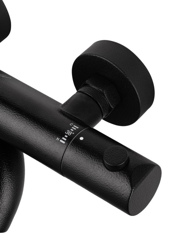 Душевой комплект Wonzon & Woghand Loop WW-311-00-508 черный матовый