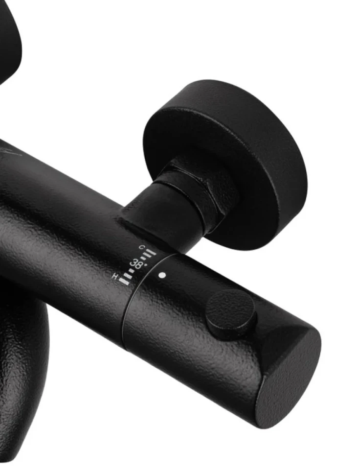 Душевой комплект Wonzon & Woghand Loop WW-311-00-508 черный матовый