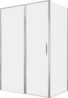 Душевой уголок Allen Brau Priority 140x90, профиль хром, стекло прозрачное
