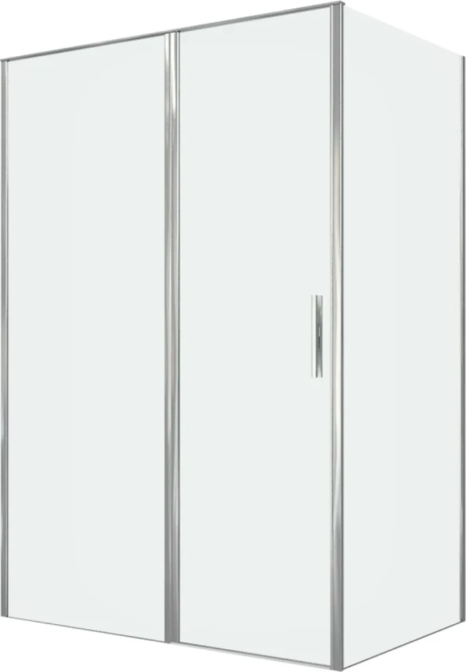 Душевой уголок Allen Brau Priority 140x90, профиль хром, стекло прозрачное