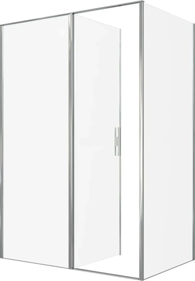 Душевой уголок Allen Brau Priority 140x90, профиль хром, стекло прозрачное