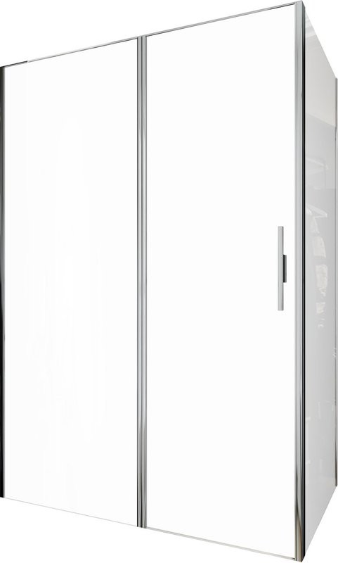 Душевой уголок Allen Brau Priority 140x90, профиль хром, стекло прозрачное