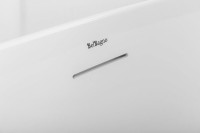 Акриловая ванна BelBagno BB414 170x80 см, отдельностоящая, белая, овальная, со сливом-переливом, с донным клапаном