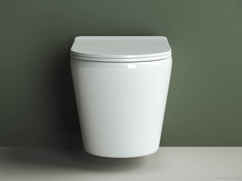 Комплект Унитаз подвесной Ceramicanova Highlight Rimless CN1804 с микролифтом, безободковый + Инсталляция STWORKI + Кнопка 230823 хром матовый