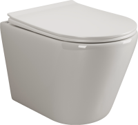 Комплект Унитаз подвесной Ceramicanova Highlight Rimless CN1804 с микролифтом, безободковый + Инсталляция STWORKI + Кнопка 230823 хром матовый