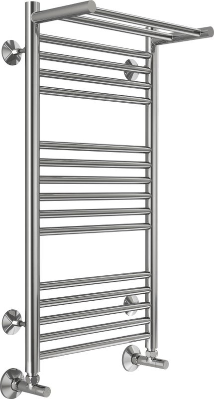 Полотенцесушитель водяной Terminus Аврора П16 400*800 c полкой