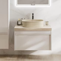 Тумба под раковину без столешницы KERAMA MARAZZI Modula 80 подвесная, глянцевая белая