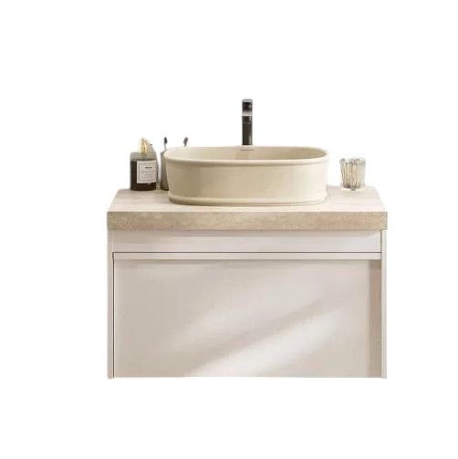 Тумба под раковину без столешницы KERAMA MARAZZI Modula 80 подвесная, глянцевая белая