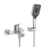 Комплект для ванной BelBagno Due DUE-VASM/LVM-CRM хром