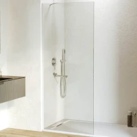 Душевая перегородка RGW Walk In WA-102W 70x195 см, профиль матовый белый, стекло прозрачное
