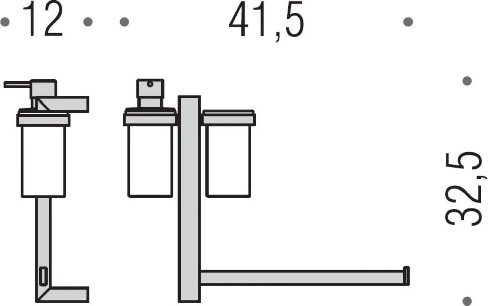 Стойка Colombo Design Units B9121.D.CR-VAN