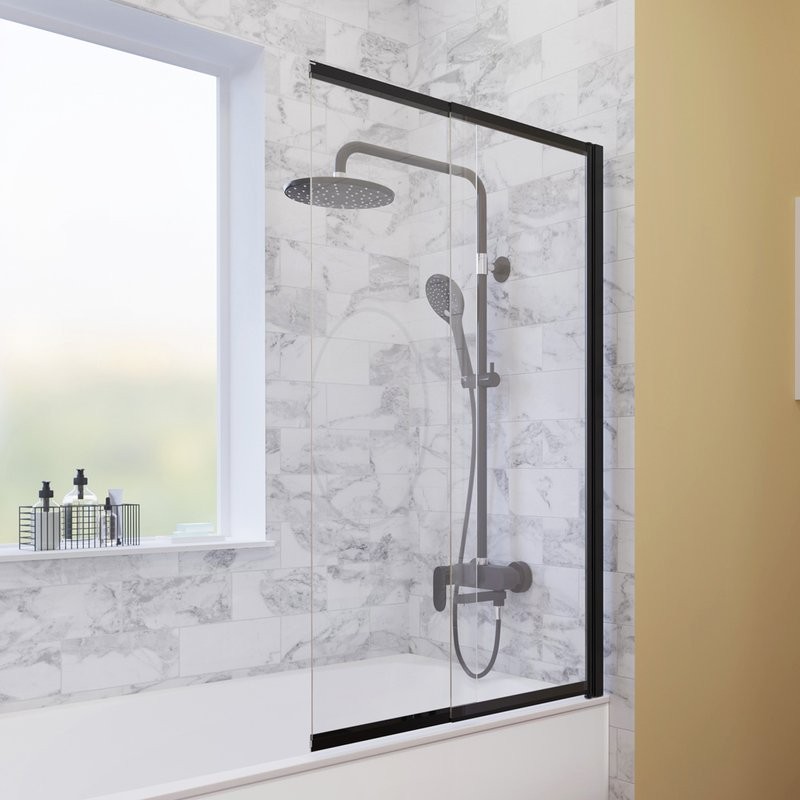 Шторка на ванну Wasserkraft Dill 61S02-100 WasserShutz 100