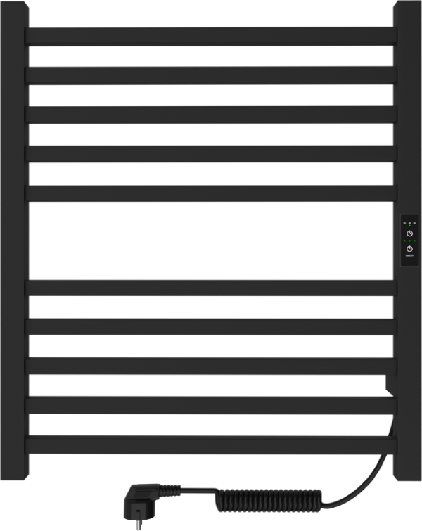 Полотенцесушитель электрический Indigo Attic LСLATCE60-50BRRt черный муар