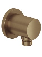 Шланговое подключение Kludi Nova Fonte Puristic 20543N1-15 брашированная бронза PVD