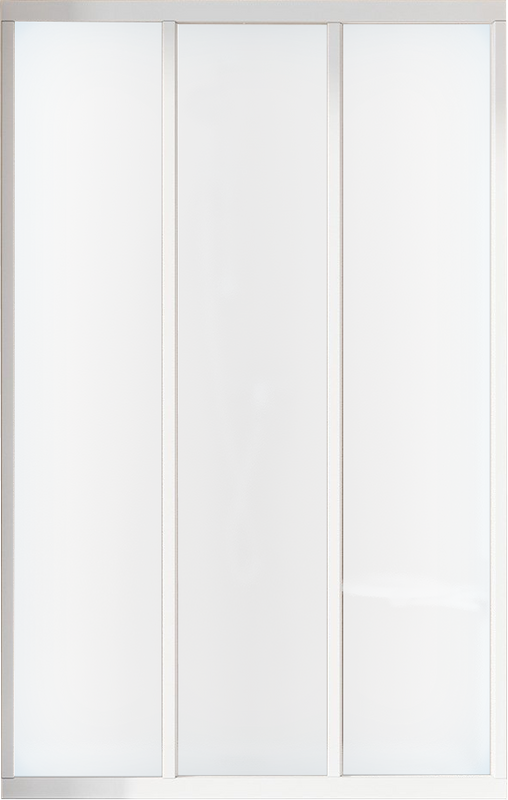 Душевая дверь в нишу Ravak Supernova ASDP3-130, Grape, 200, профиль белый