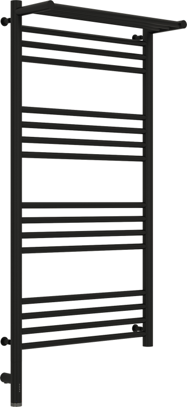 Полотенцесушитель электрический Сунержа Богема 3.0 100х50 с полкой, черный, L