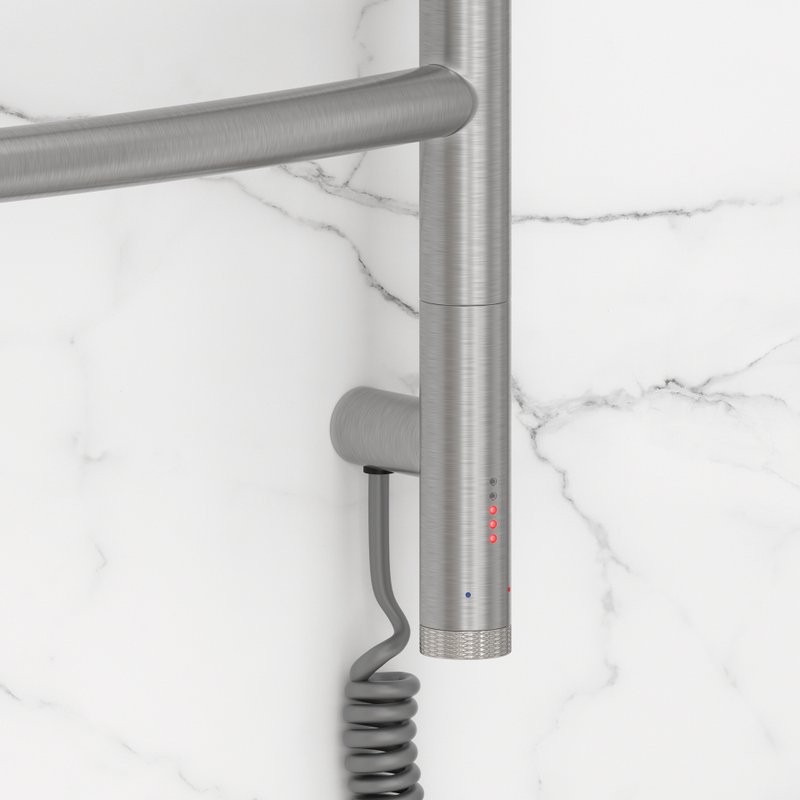 Полотенцесушитель электрический Сунержа Галант 3.1 071-6001-1260 130x65 см, подключение справа, сатин, лесенка