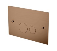 Кнопка смыва для унитаза Boheme 648-BRB латунь, цвет brushed bronze