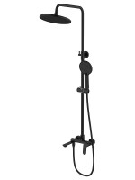 Душевая стойка AZARIO Alanti AZ-K2332B черная матовая