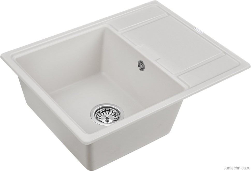 Мойка кухонная Paulmark Flugen 50-650 PM216550-WH белый