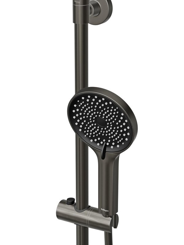 Душевая стойка BelBagno Marino MARINO-VSCM-GM оружейная сталь