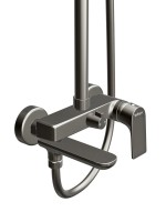 Душевая стойка BelBagno Marino MARINO-VSCM-GM оружейная сталь