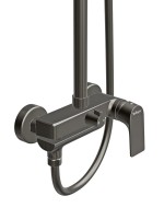 Душевая стойка BelBagno Marino MARINO-VSCM-GM оружейная сталь