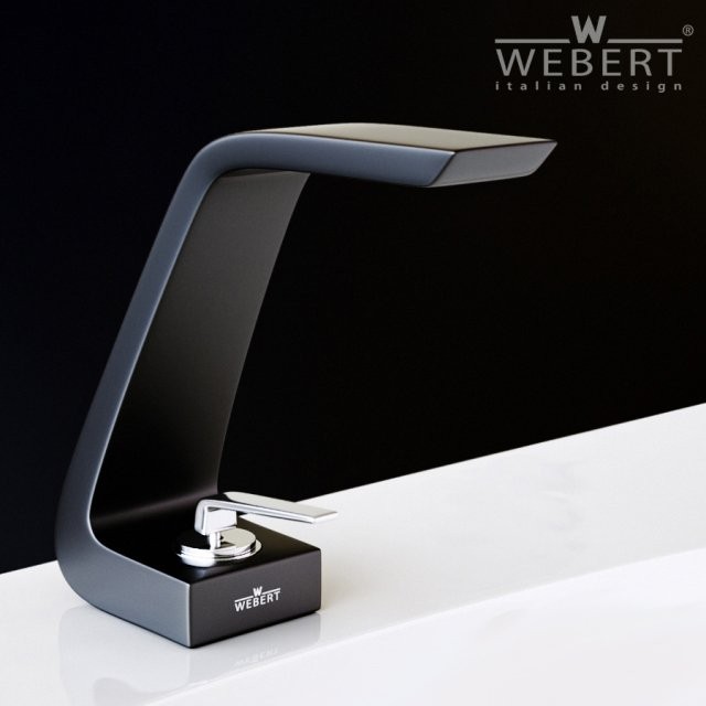 Смеситель для раковины Webert Wolo WO830102564 черный
