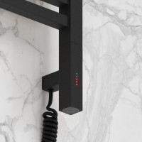 Полотенцесушитель электрический Сунержа Модус 3.1 15-5901-6050 70x55 см, подключение справа, темный титан муар, лесенка