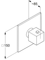 Термостат Kludi Decus 54739N175 брашированная бронза PVD