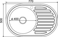 Мойка кухонная Mixline 528188